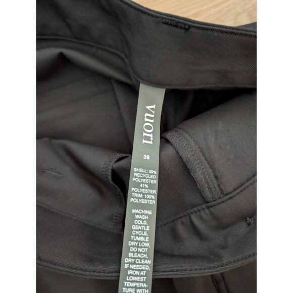 NWT Vuori Men’s Cascade Tech Chino Pant Athletic Slim Fit 30" in Black size 38 - Picture 4 of 8